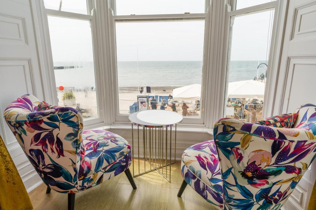 Sea View Ar Lan Y Mor Luxury Apartment Aberystwyth Bagian luar foto