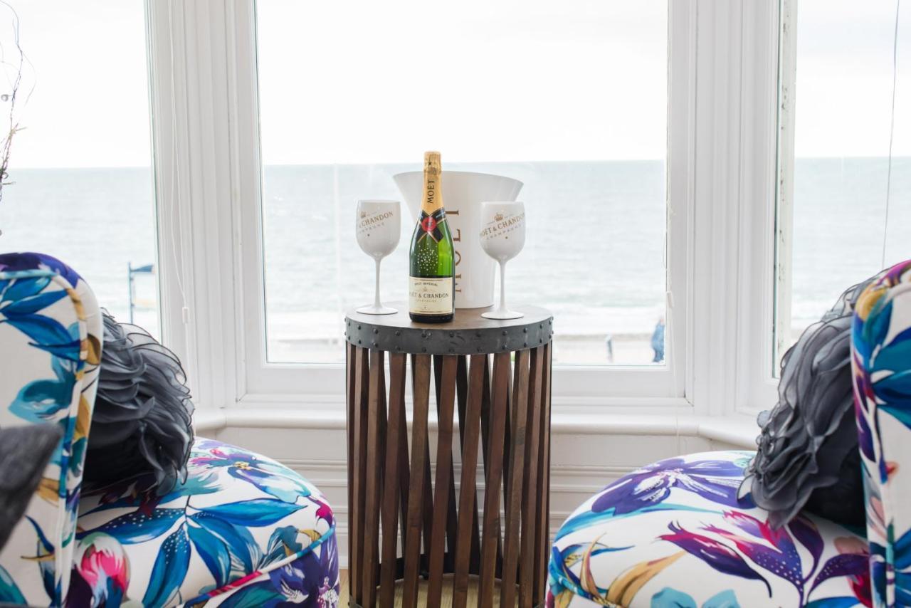 Sea View Ar Lan Y Mor Luxury Apartment Aberystwyth Bagian luar foto